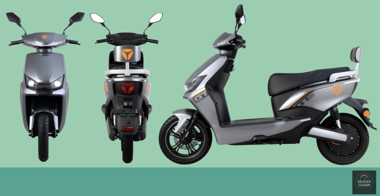 Skuter elektrik Yadea GT20 tahun 2025 yang dilancarkan di Malaysia oleh MForce Bike Holdings