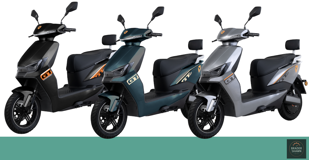 3 warna pilihan Yadea GT20 (20205) yang dilancarkan MForce Bike Holdings di Malaysia dengan harga bawah RM5,000