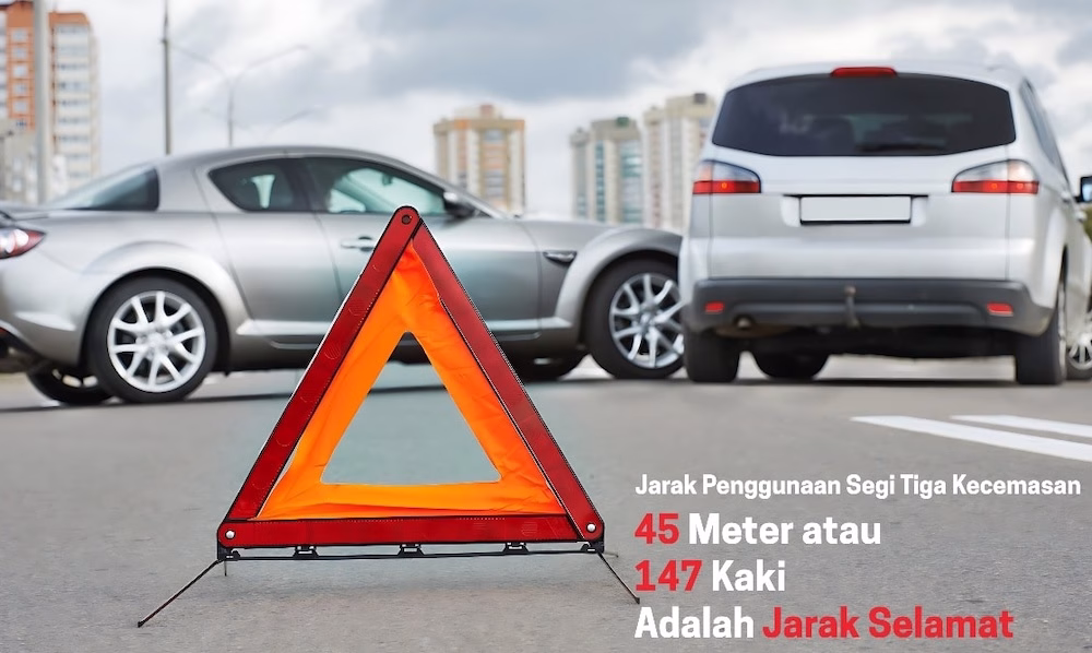 Cara betul penggunaan segi tiga kecemasan